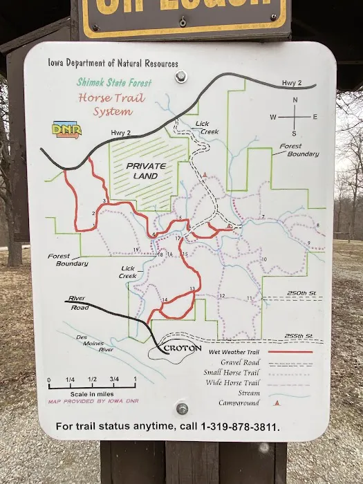Shimek State Forest Equestrian Campground Upper Camp Picture 3