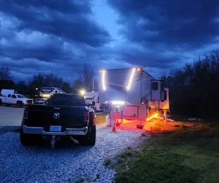 Mitchell's Landing RV Park on Lake Hudson