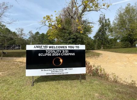 Totality 3:51 Eclipse 2024 Camping