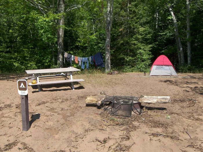 Stockton Island Watercraft Campsite #20 Picture 2