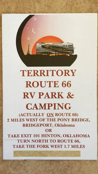 Territory Route 66 RV Park & Campgrounds, Take Exit 101, Hinton, Oklahoma Picture 4
