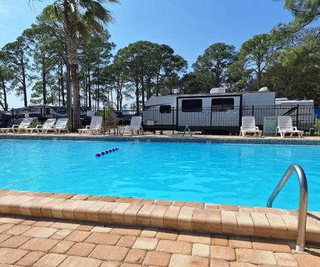 Holiday Campground on Ochlockonee Bay