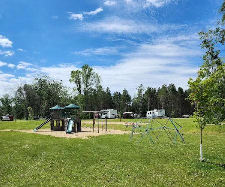 In the woods campground