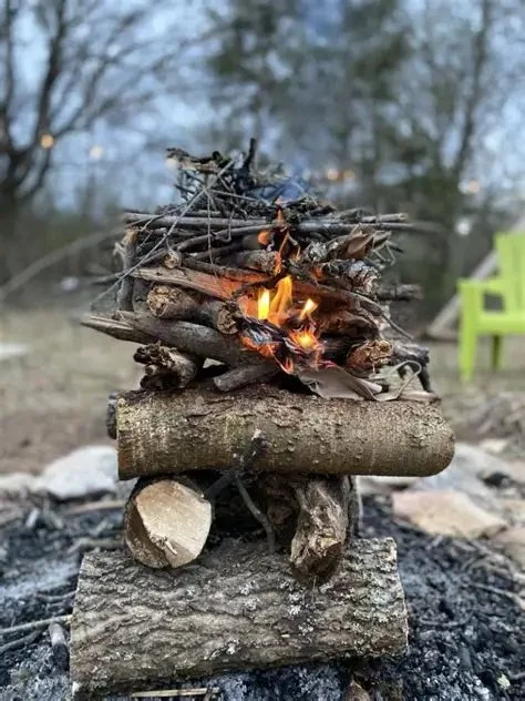 How to Build a Campfire in the Forest