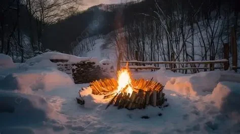 How to Make a Campfire Under Snowy Conditions | Camp Spotter