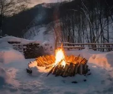 How to Make a Campfire Under Snowy Conditions | Camp Spotter