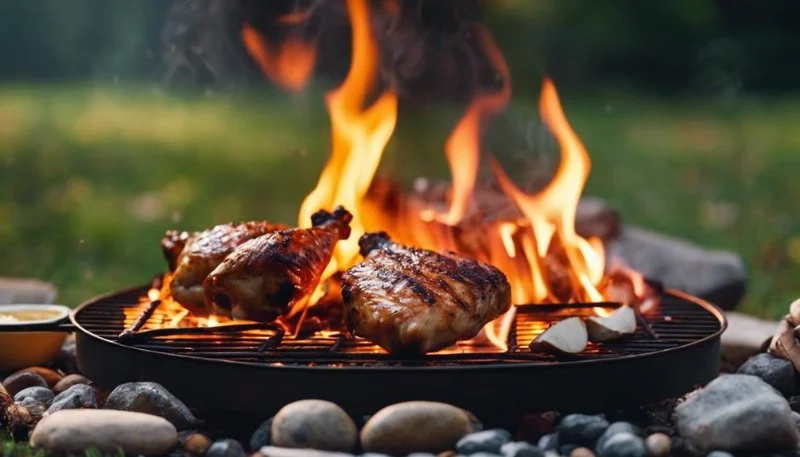 How to Cook Chicken Over a Campfire Grill: A Step-by-Step Guide