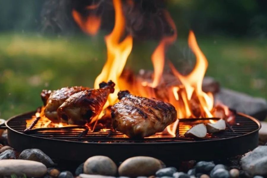 How to Cook Chicken Over a Campfire Grill: A Step-by-Step Guide