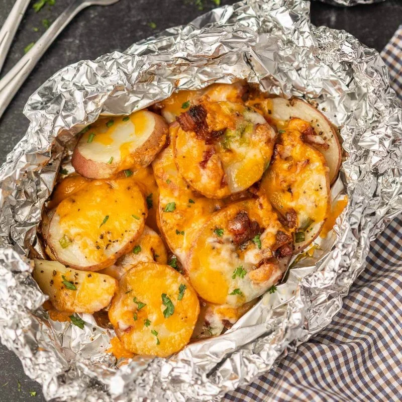 How to Make Campfire Baked Potatoes | Camp Spotter