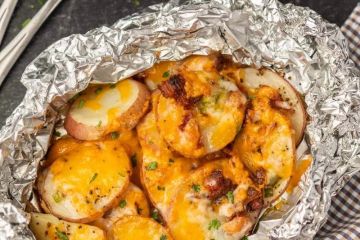 How to Make Campfire Baked Potatoes | Camp Spotter