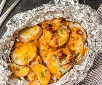 How to Make Campfire Baked Potatoes | Camp Spotter