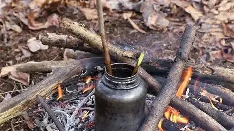How to Use Campfire Heat to Warm Up Water Bottles