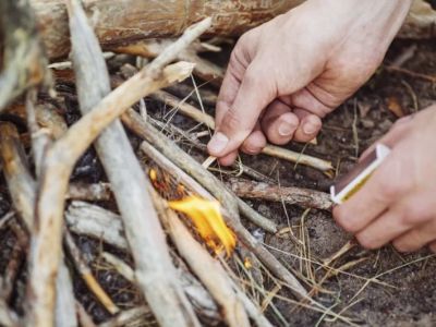 How to Build a Campfire with Minimal Impact the Right Way