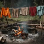 How to Use Campfire Heat to Dry Clothes