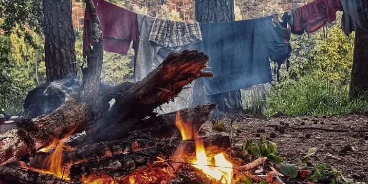 How to Dry Clothes Using Campfire Heat – Essential Camping Tips