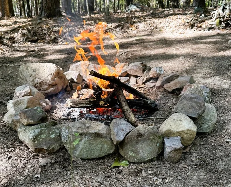 How to Build a Campfire with Minimal Impact