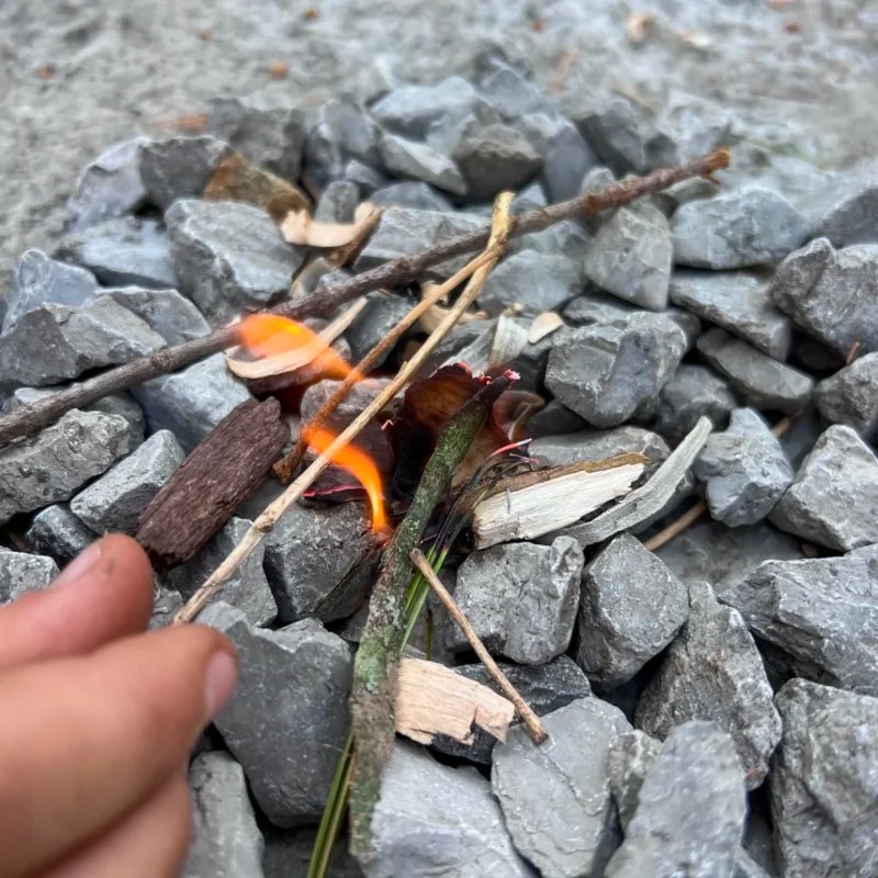 How to Build a Campfire With No Firewood Around