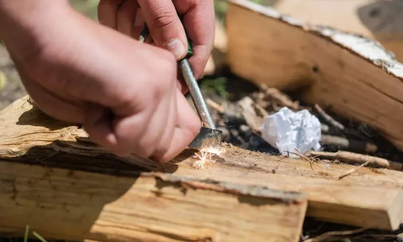 How to Build a Campfire Without Matches or Lighters for Survival Situations