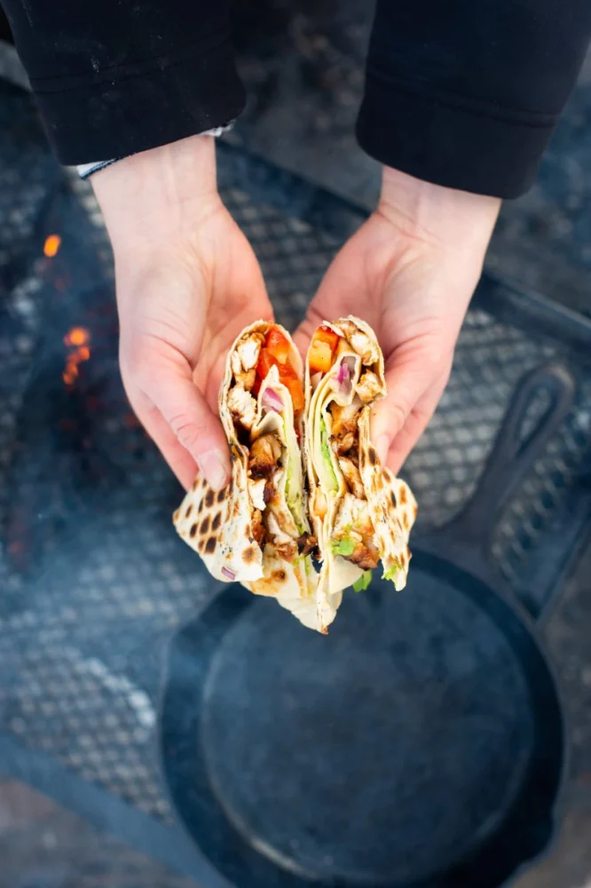 How to Make Campfire Cinnamon Sugar Tortillas and Wraps