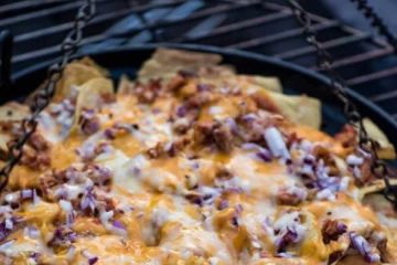 How to Make Campfire Nachos with Cheese and Salsa