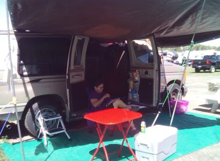 Velva Campground Entrance