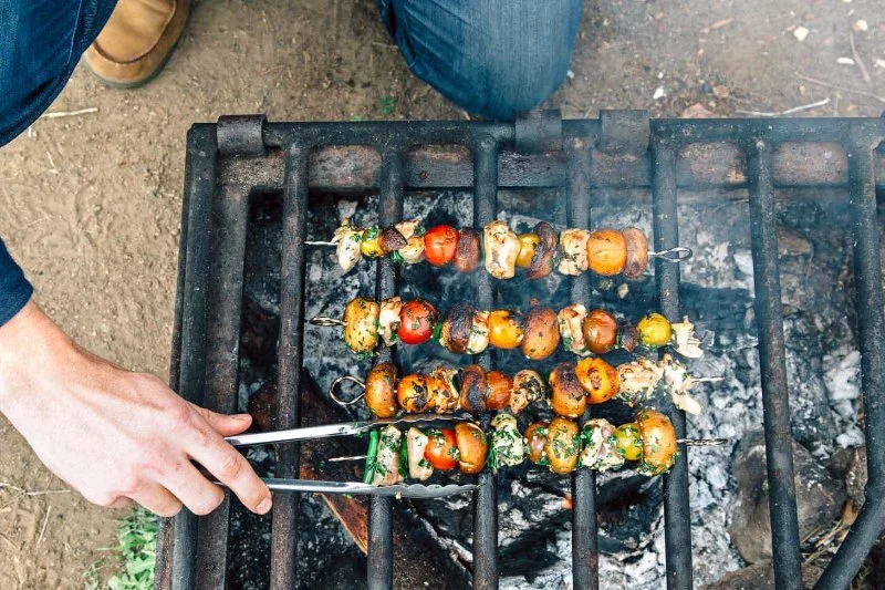 How to Cook Kebabs on a Campfire Grill Like a Pro Outdoors