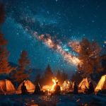 Campfire and Stargazing: A Perfect Night Combo