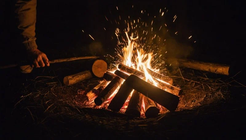 How to Build a Campfire in Wet or Humid Weather Conditions