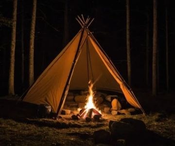 How to Build a Campfire in a Forest Clearing