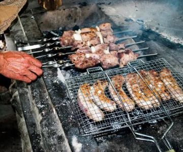 How to Cook Kebabs and Skewers Over a Campfire Grill