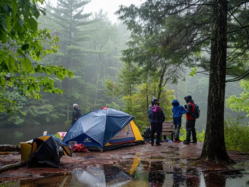 How to Prepare for Rainy Weather During Camping