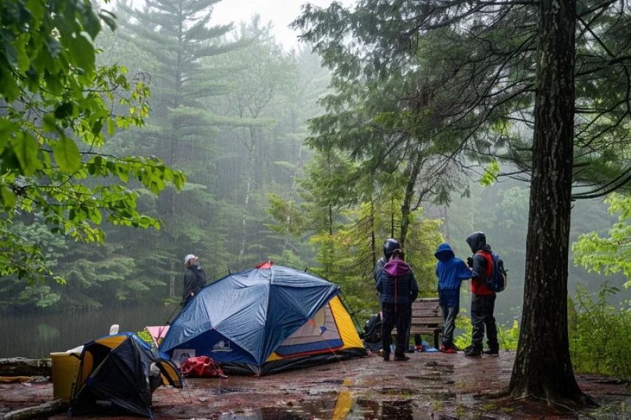 How to Prepare for Rainy Weather During Camping