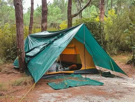 How to Build a Comfortable Campsite in the Rain