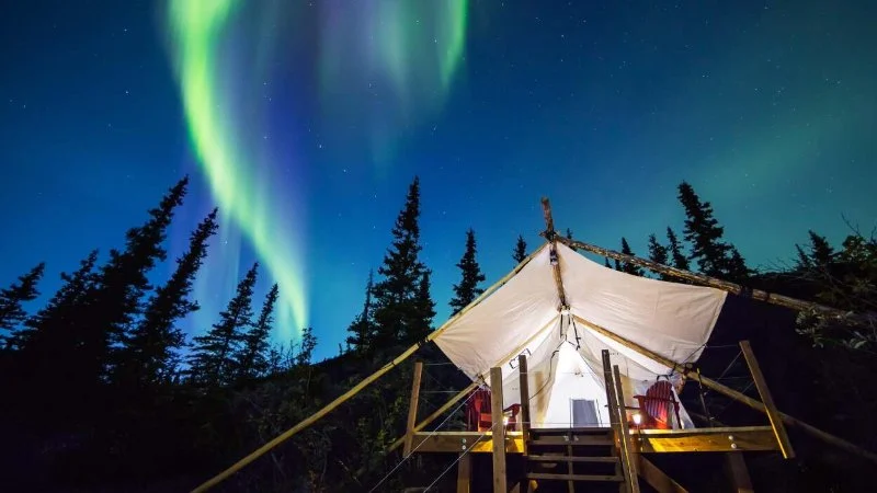 The Best Campsites for Viewing the Northern Lights in the U.S.