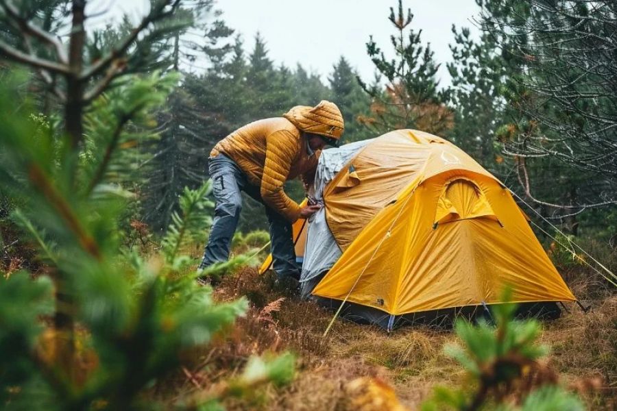 How to Camp Comfortably in Windy or Dusty Conditions