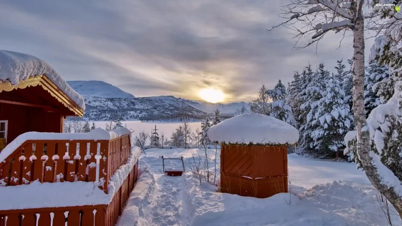 Cottages Near Me with Amazing Winter Sunrise Views