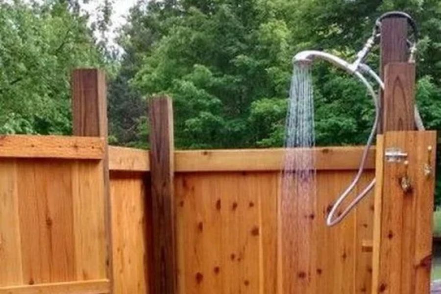 How to Build an Outdoor Camp Shower Setup