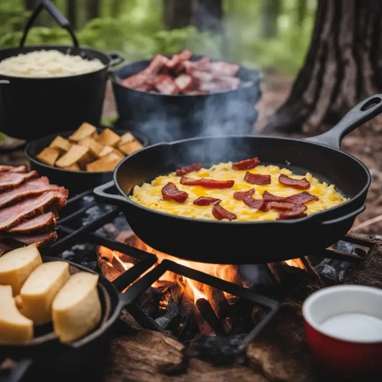 How to Cook Breakfast Over the Campfire Without Burning It