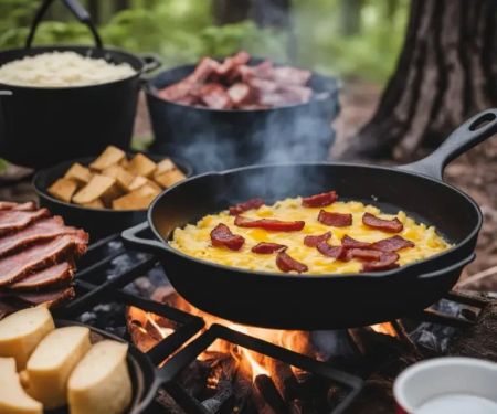 How to Cook Breakfast Over the Campfire Without Burning It