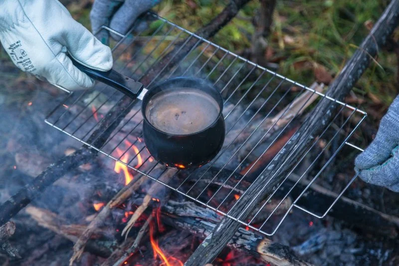 How to Make Hot Drinks Over the Campfire