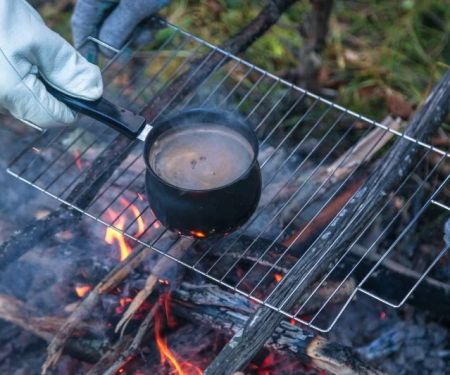 How to Make Hot Drinks Over the Campfire