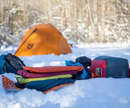 How to Winter Camp with Minimal Equipment