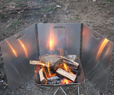 How to Build a DIY Campfire Windshield