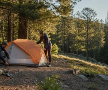 How to Choose a Tent Site for Drainage, Wind, and Shade