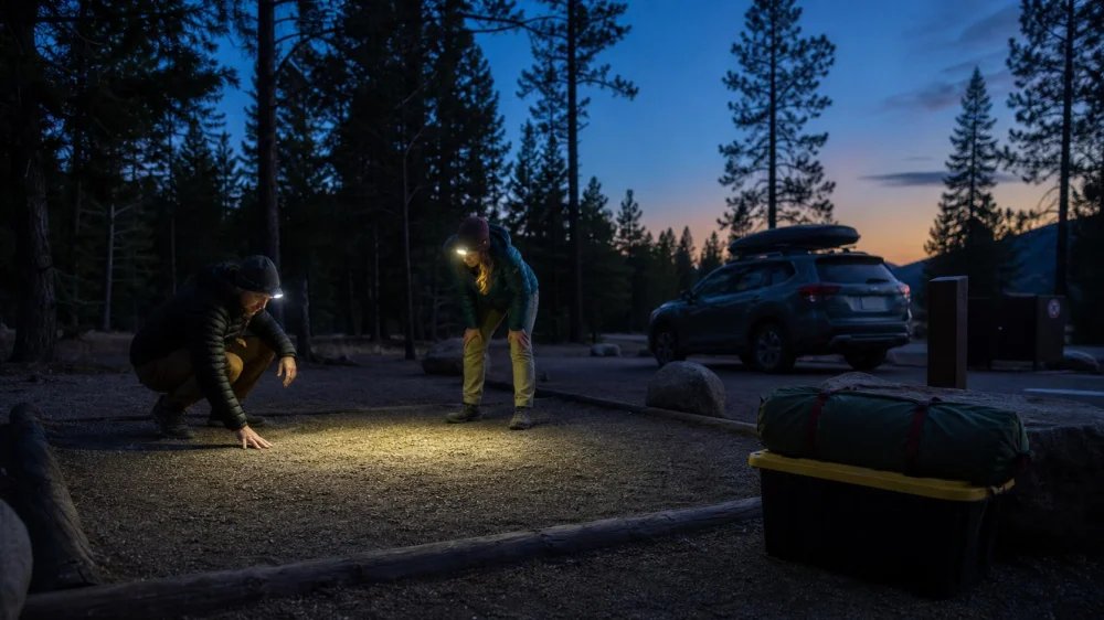 How to Set Up Camp After Dark More Safely