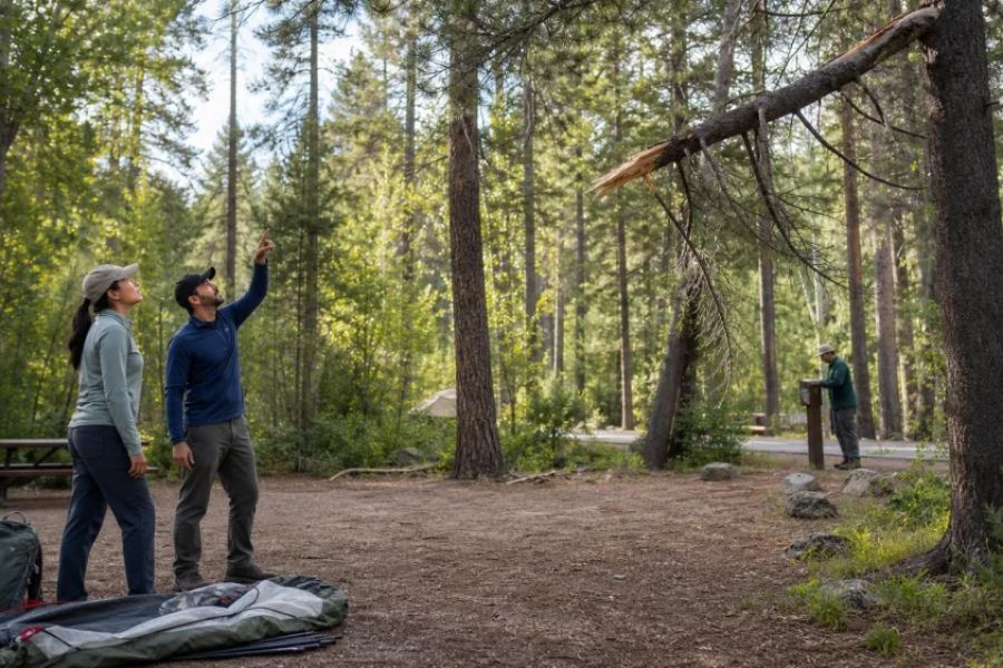 Campsite Tree Hazards: Look Up Before You Set Up