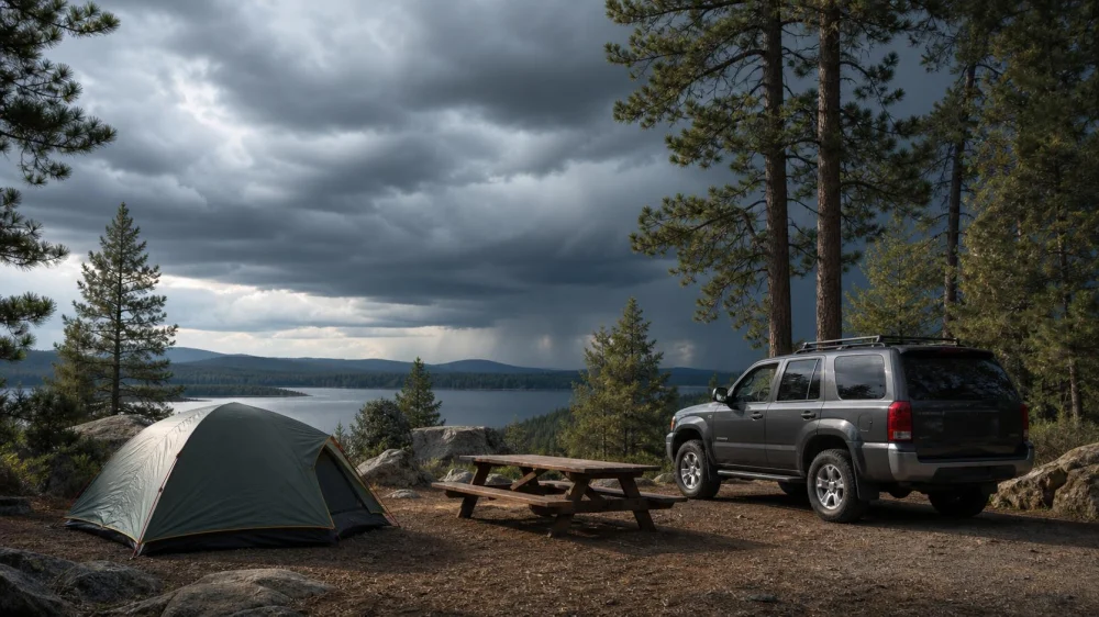 Camping in a Thunderstorm: A Lightning Safety Plan