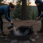 Extinguish a Campfire Completely Before You Leave