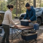 No Picnic Table at Camp? Organize a Clean, Useful Site
