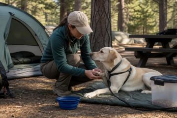 Camping With a Dog: Site Rules, Heat, and Wildlife